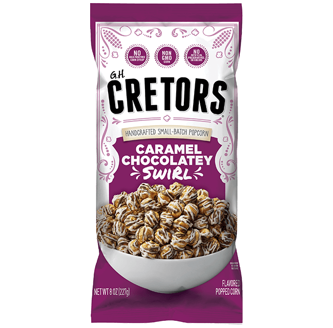 caramel chocolatey swirl front